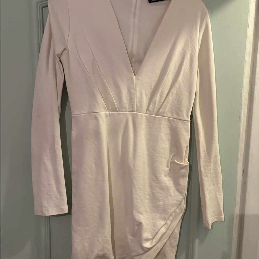 Lulu's Cream Long Sleeve minidress